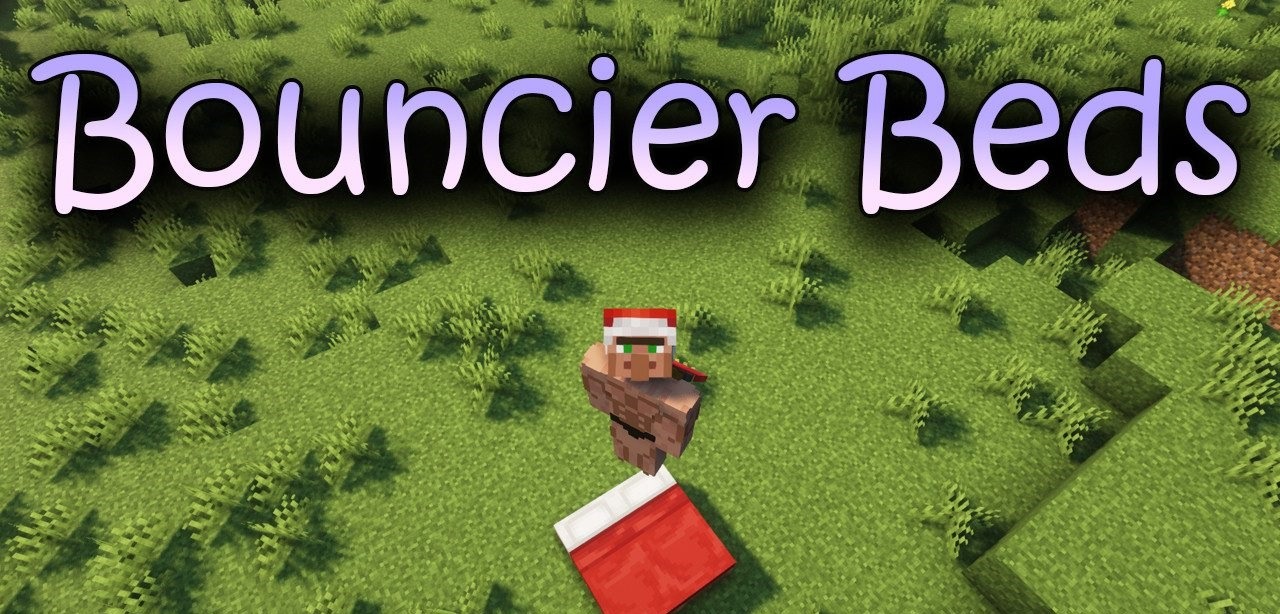 Bouncier Beds for Minecraft 1.12.2