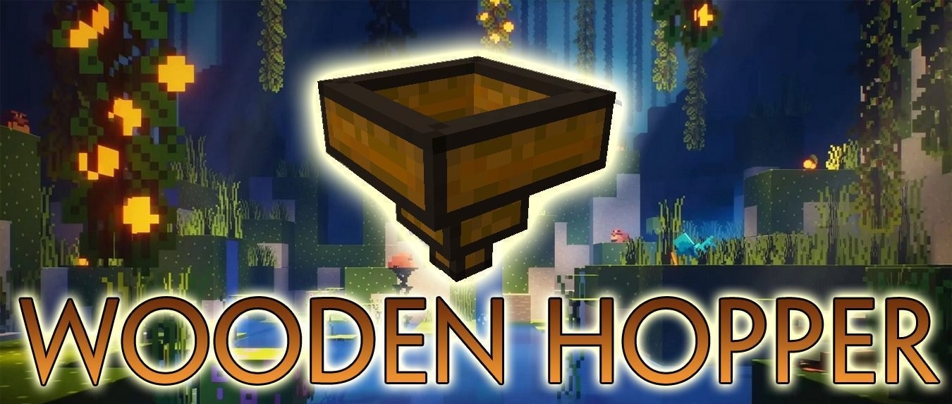 Wooden Hopper for Minecraft 1.19.3