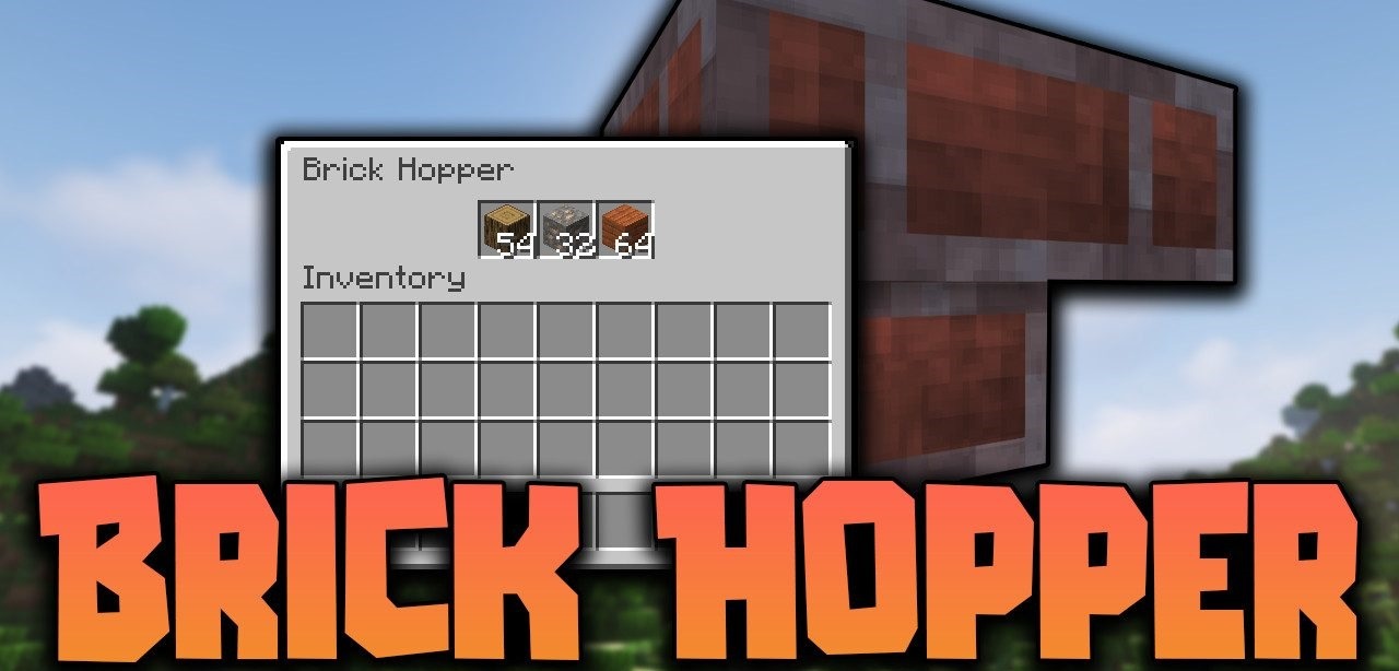 Brick Hopper for Minecraft 1.19.3