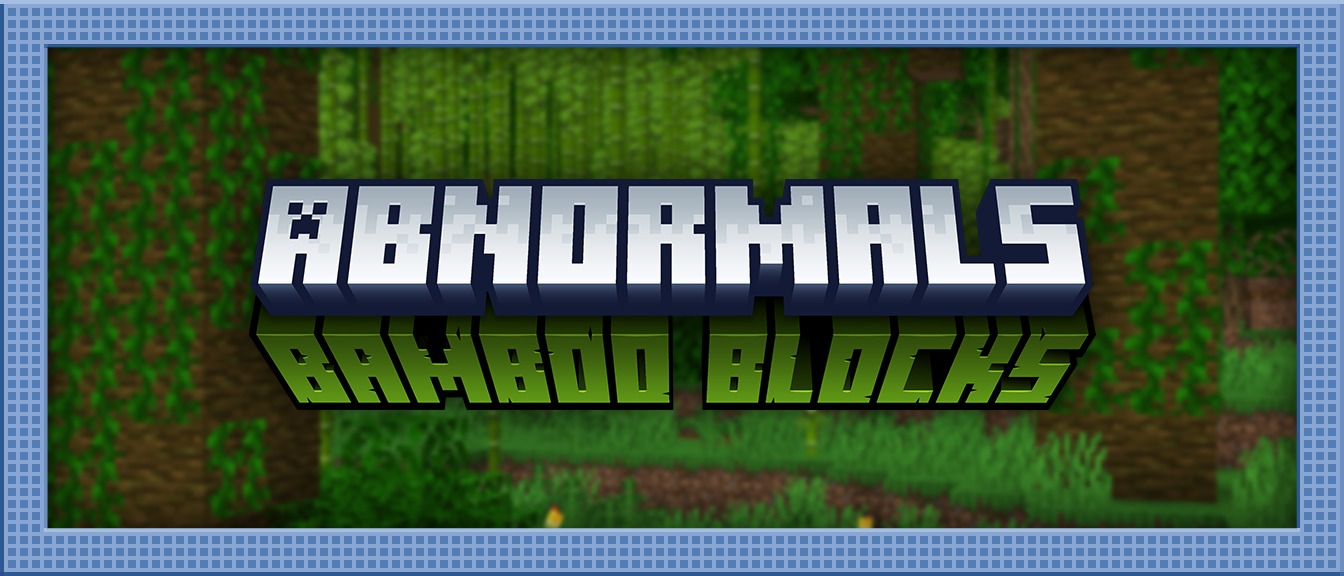 Bamboo Blocks for Minecraft 1.14.4