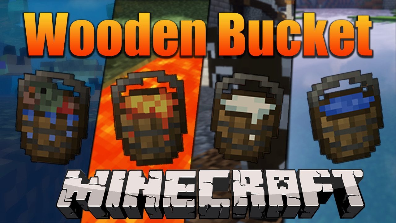 Wooden Bucket for Minecraft 1.19.3