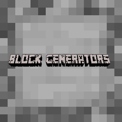 Block Generators for Minecraft 1.19.2