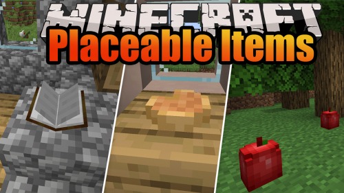 Placeable Items for Minecraft 1.16.5