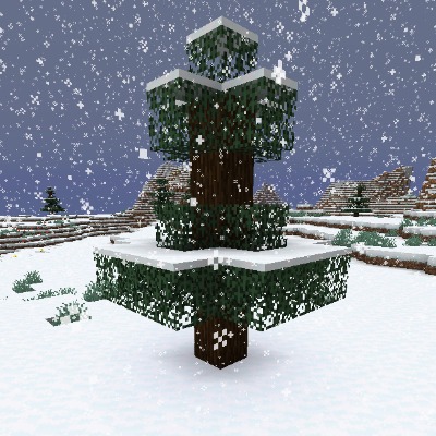 Snow Under Trees for Minecraft 1.14.4