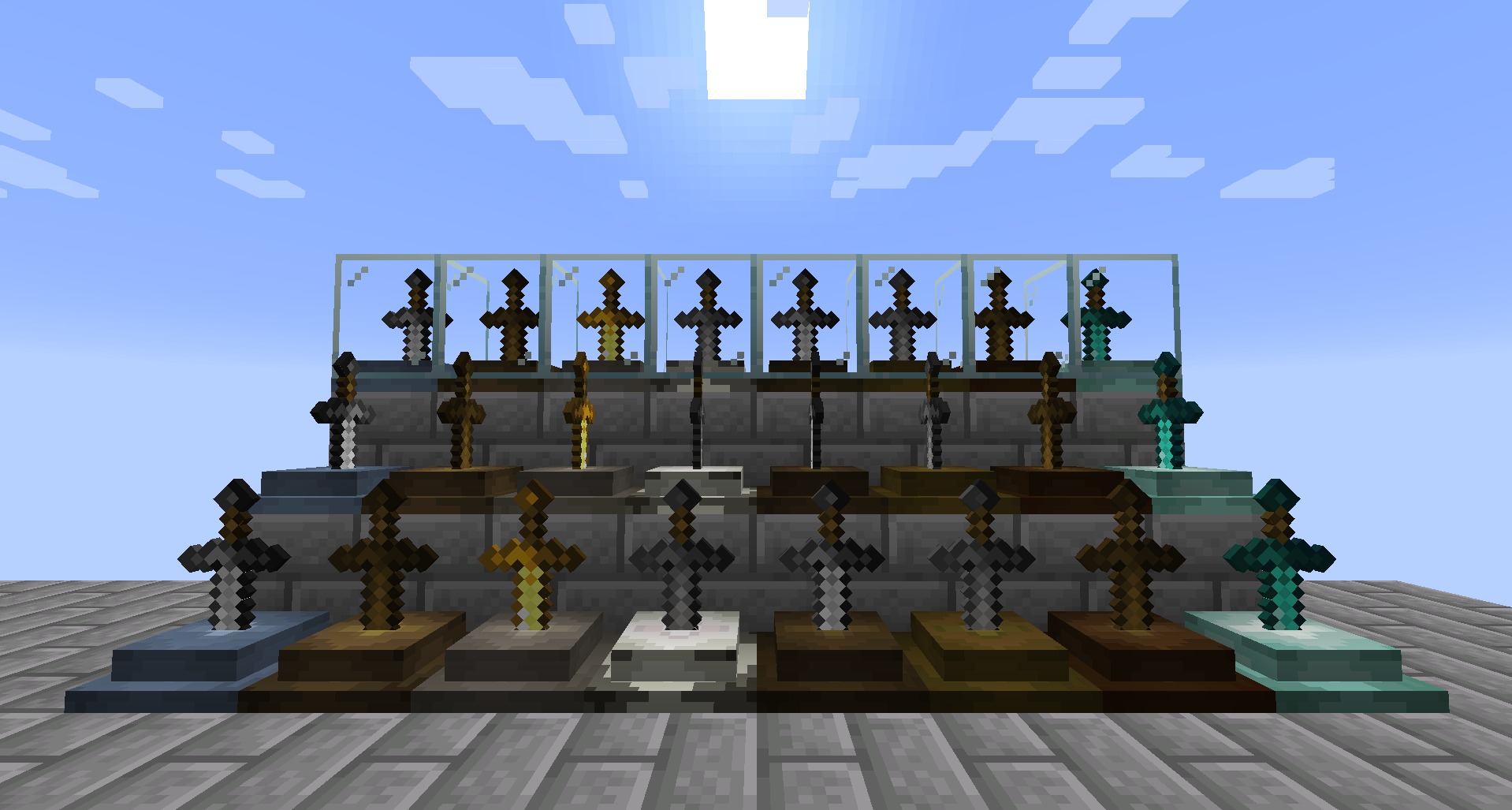 Sword Displays for Minecraft 1.18.2