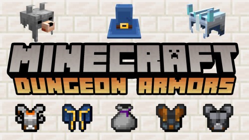 Dungeons Armors for Minecraft 1.18