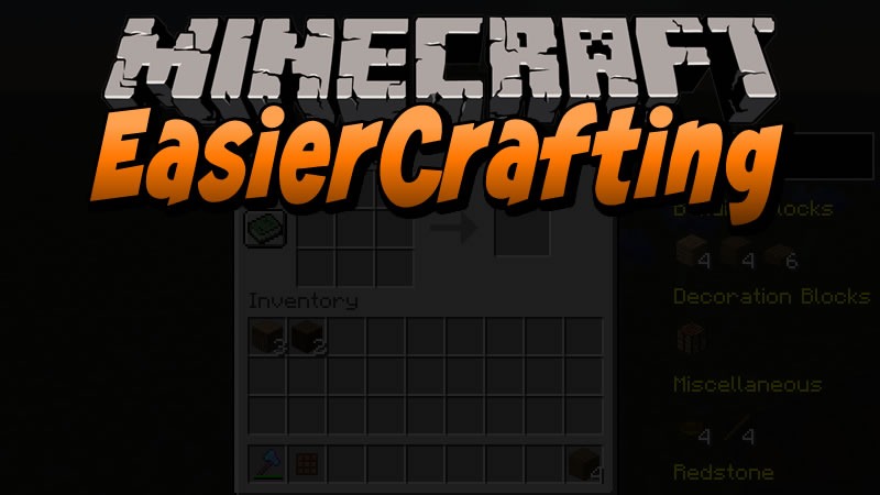 EasierCrafting for Minecraft 1.14.2