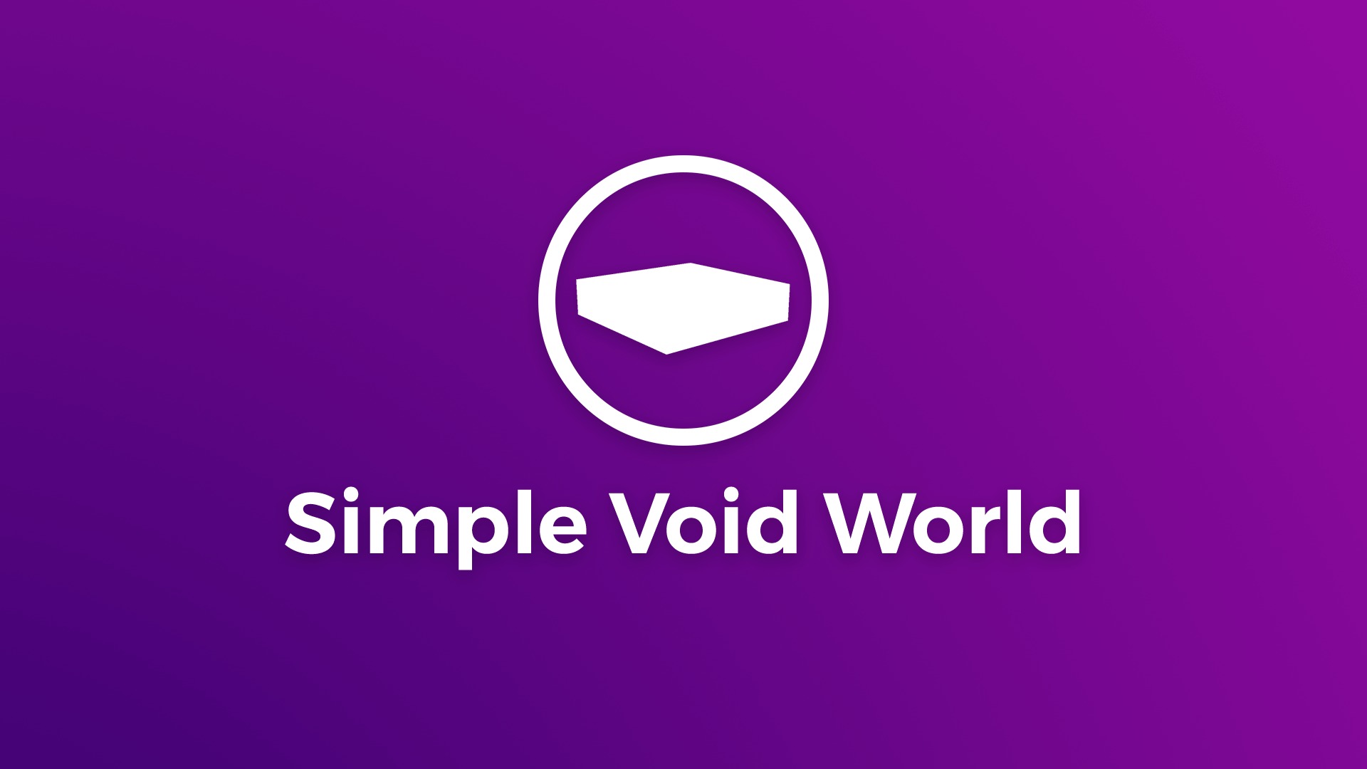 Simple Void World for Minecraft 1.14.3