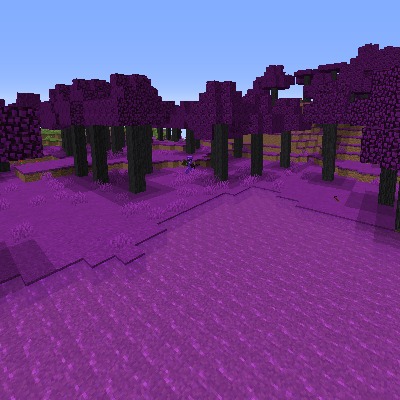 Purple land for Minecraft 1.15