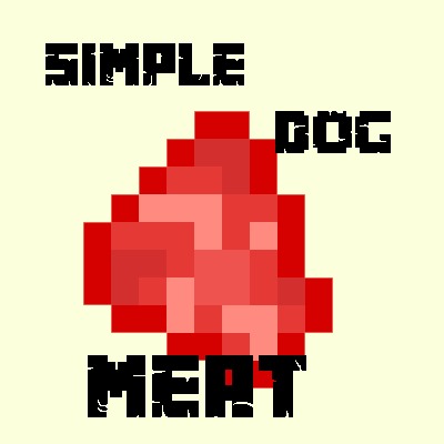 Simple DOG MEAT for Minecraft 1.18