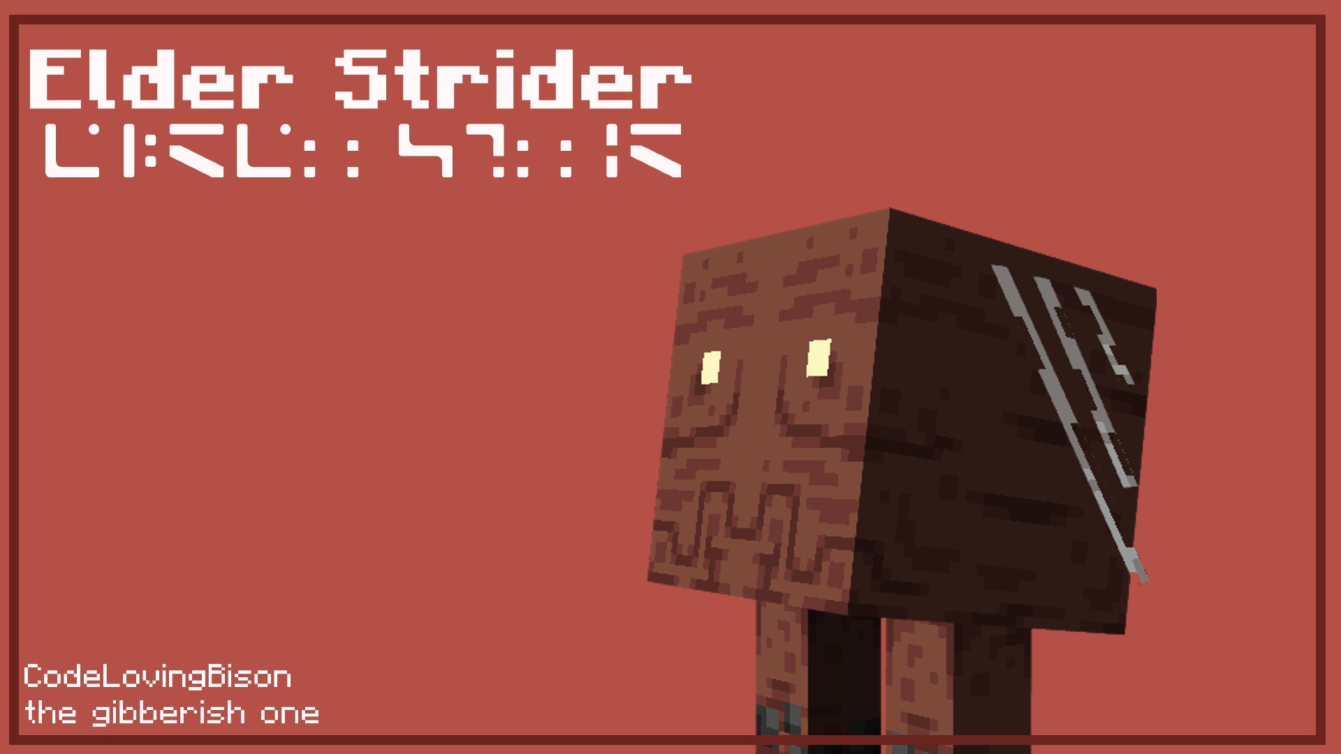 The Elder Strider for Minecraft 1.16.4