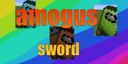 Amogus sword for Minecraft 1.17.1