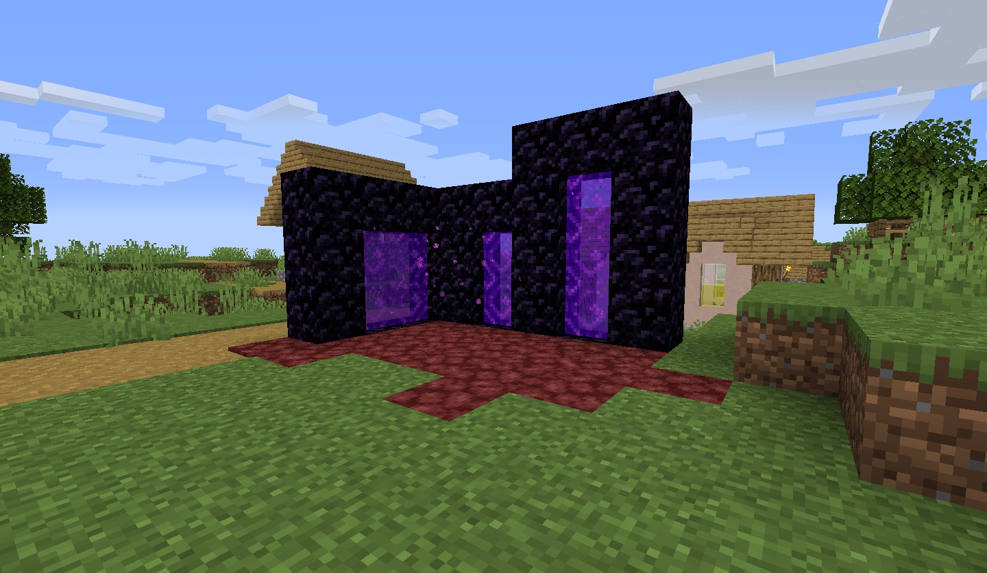 Smaller Nether Portals for Minecraft 1.17