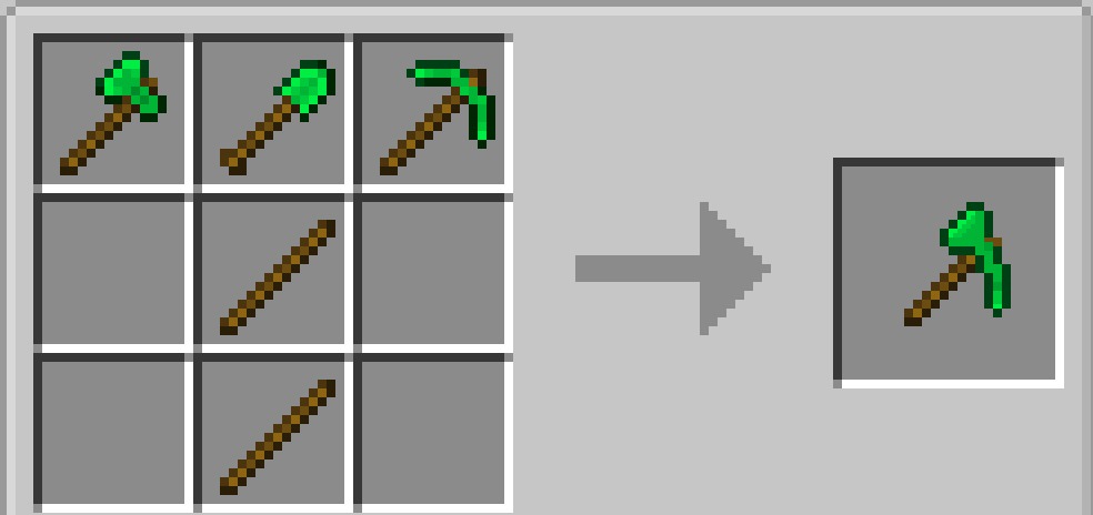 Easy Emerald Tools and More for Minecraft 1.15.2