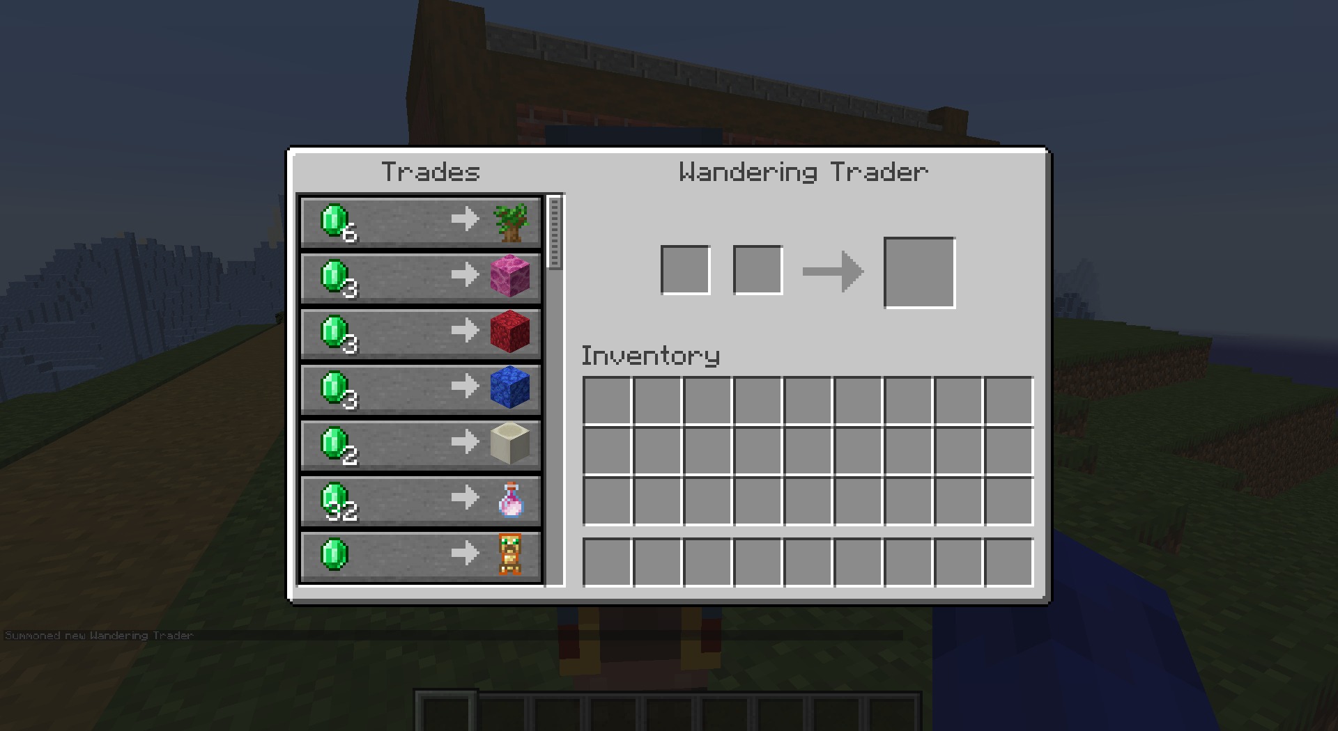 Better Wandering Traders for Minecraft 1.15.2