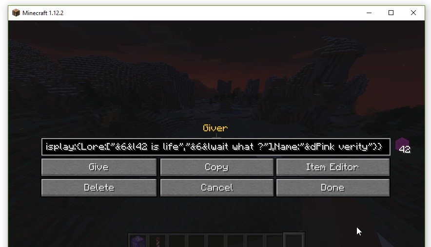 Advanced Creative Tab for Minecraft 1.13.2