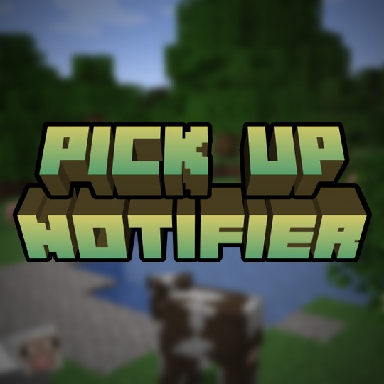 Pick Up Notifier for Minecraft 1.16.5