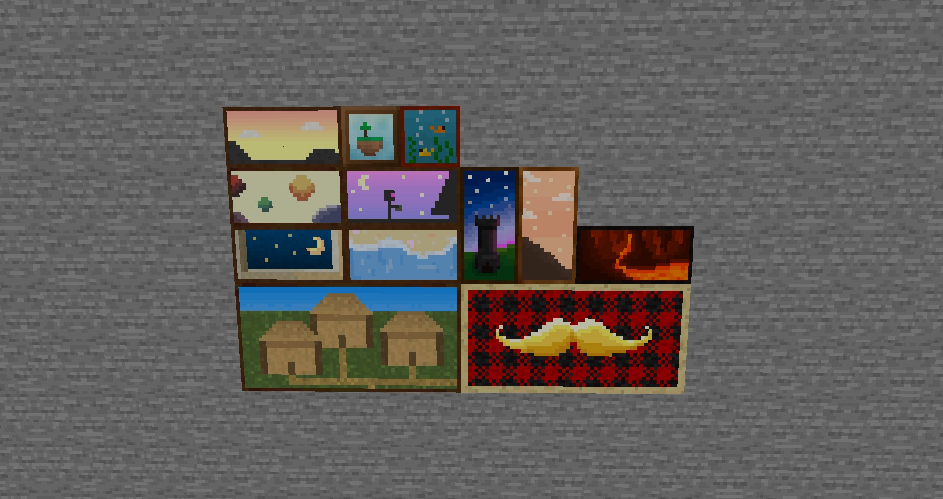 Dark Paintings for Minecraft 1.16.5