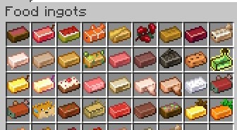 Food Ingots for Minecraft 1.14.4