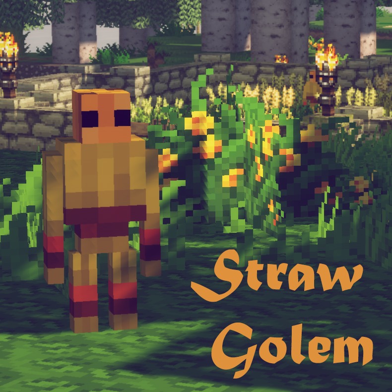 Straw Golem for Minecraft 1.12.2