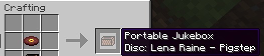 Portable Jukebox for Minecraft 1.16.4