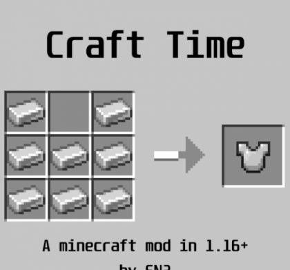 Craft Time for Minecraft 1.12.2