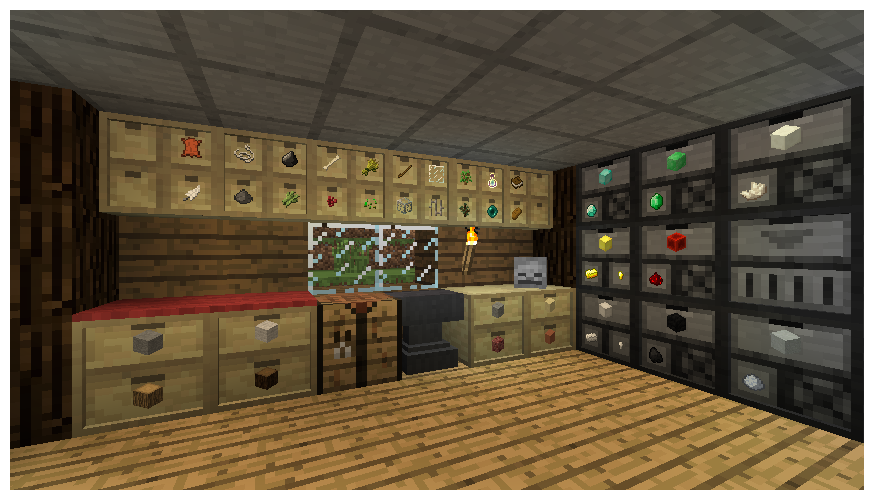 Storage Drawers for Minecraft 1.15