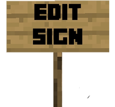 Edit Sign for Minecraft 1.14.4