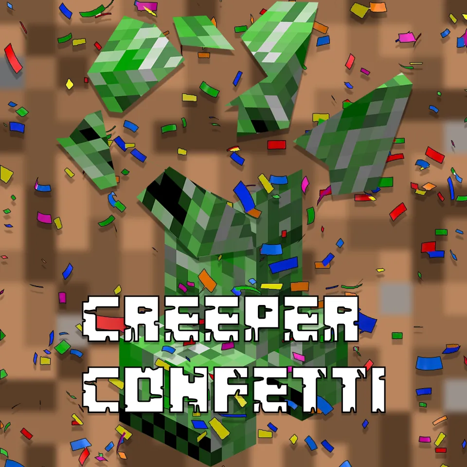 Creeper Confetti for Minecraft 1.12.1