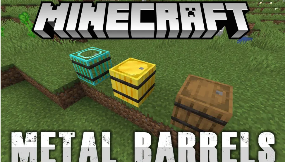 Metal Barrels for Minecraft 1.16.2