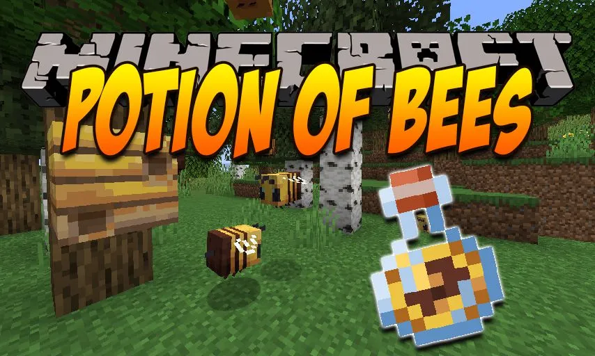 Potion of Bees for Minecraft 1.16.4