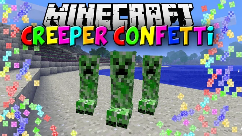 Creeper Confetti for Minecraft 1.16.3