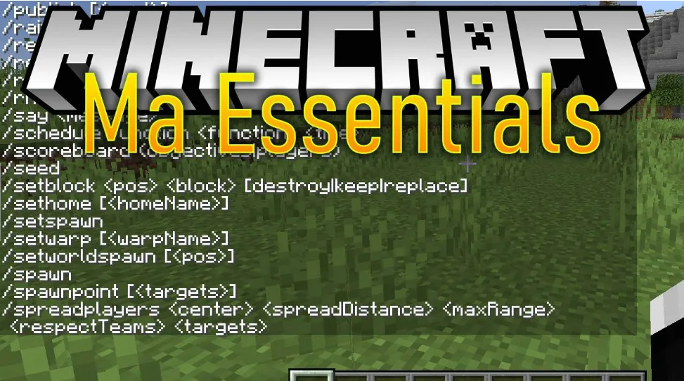 Ma Essentials for Minecraft 1.16.3