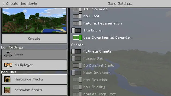 Disable Custom Worlds Advice for Minecraft 1.16.2