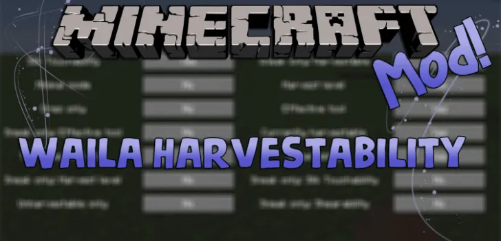 Waila Harvestability for Minecraft 1.11