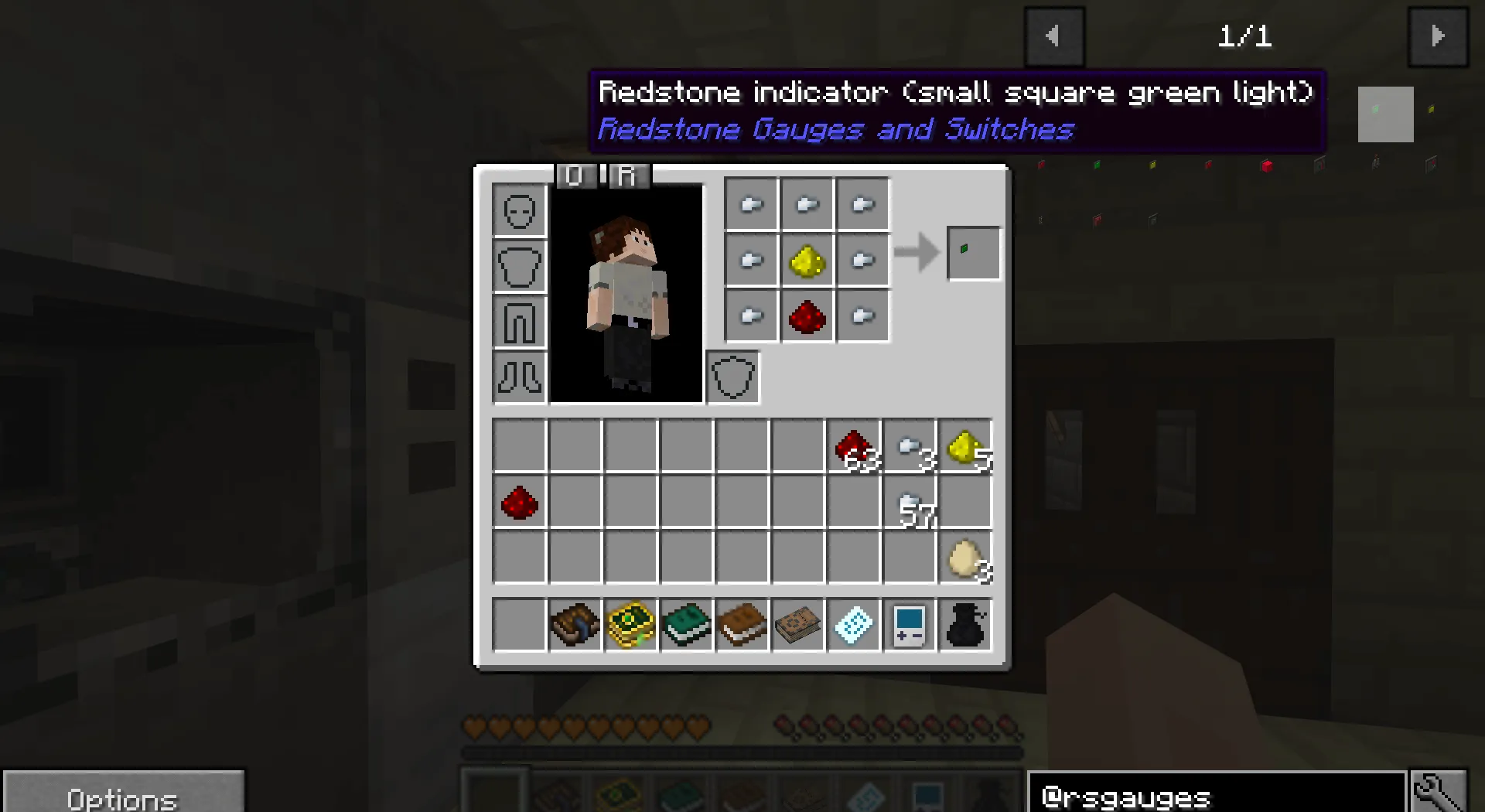 Gauges and Switches for Minecraft 1.15.1