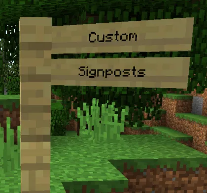 Custom Signposts for Minecraft 1.12.2