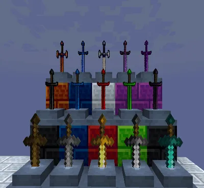 Sword Displays for Minecraft 1.15.2