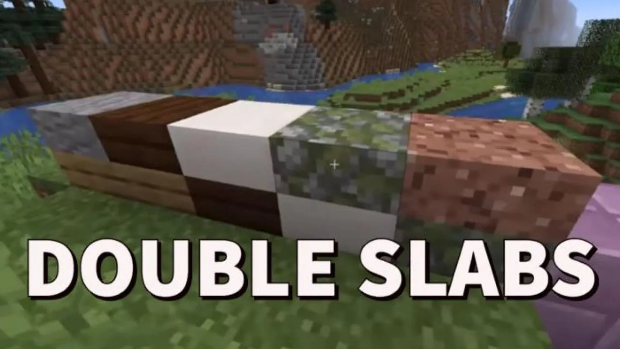 Double Slabs for Minecraft 1.16