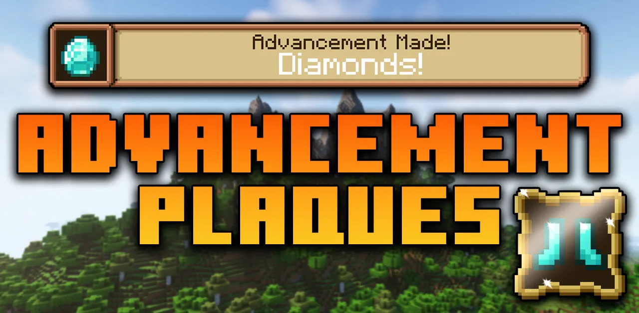 Advancement Plaques for Minecraft 1.19.4