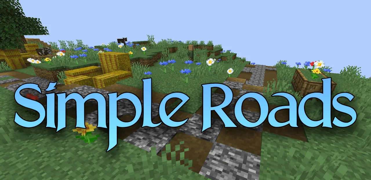 Simple Roads for Minecraft 1.16.5