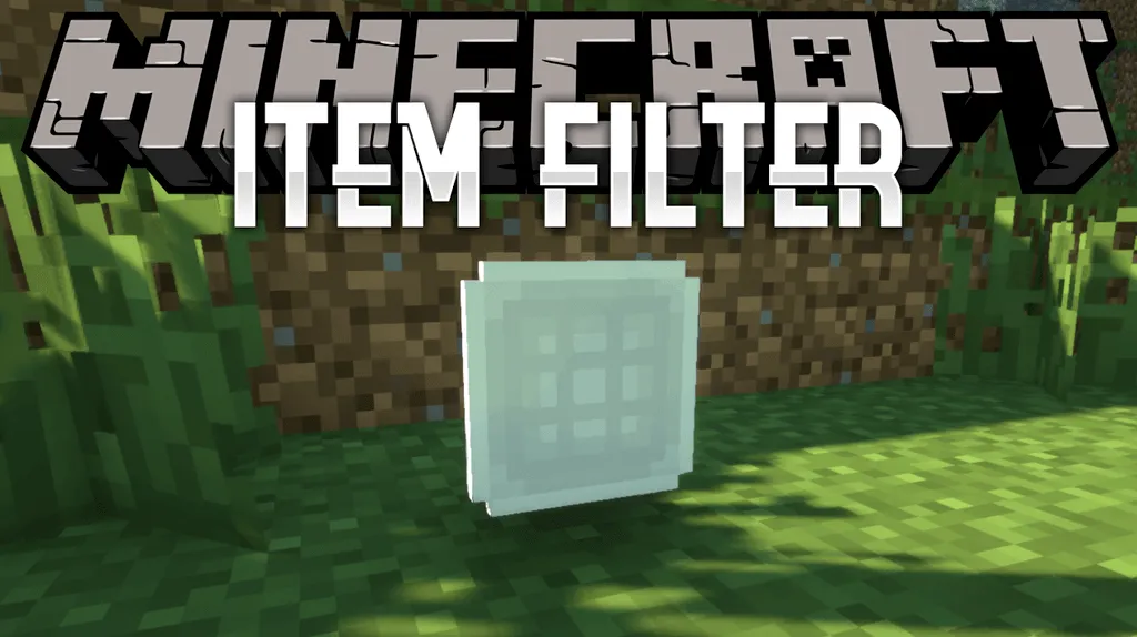 Item Filters for Minecraft 1.15.2