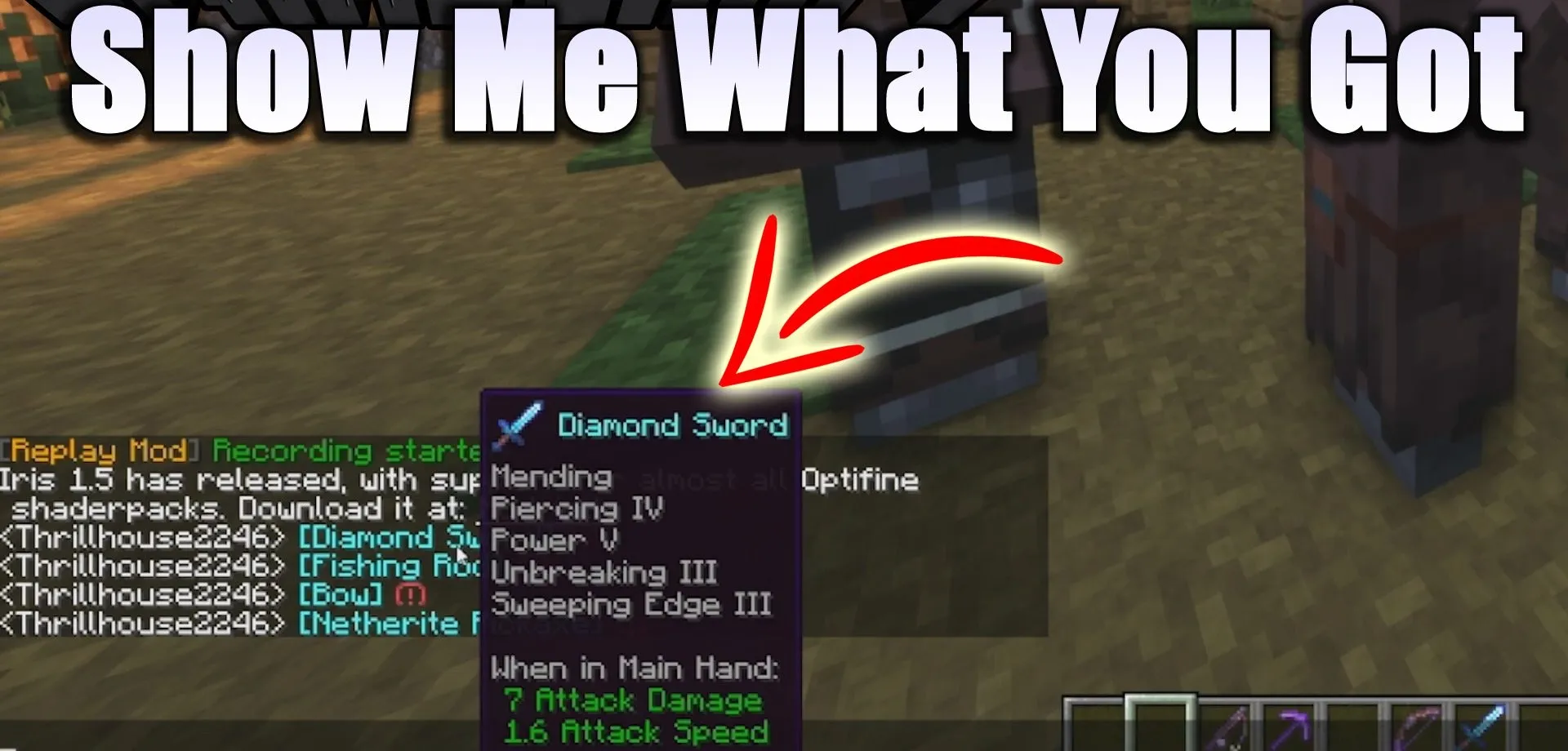 Show Me What You Got for Minecraft 1.20.2