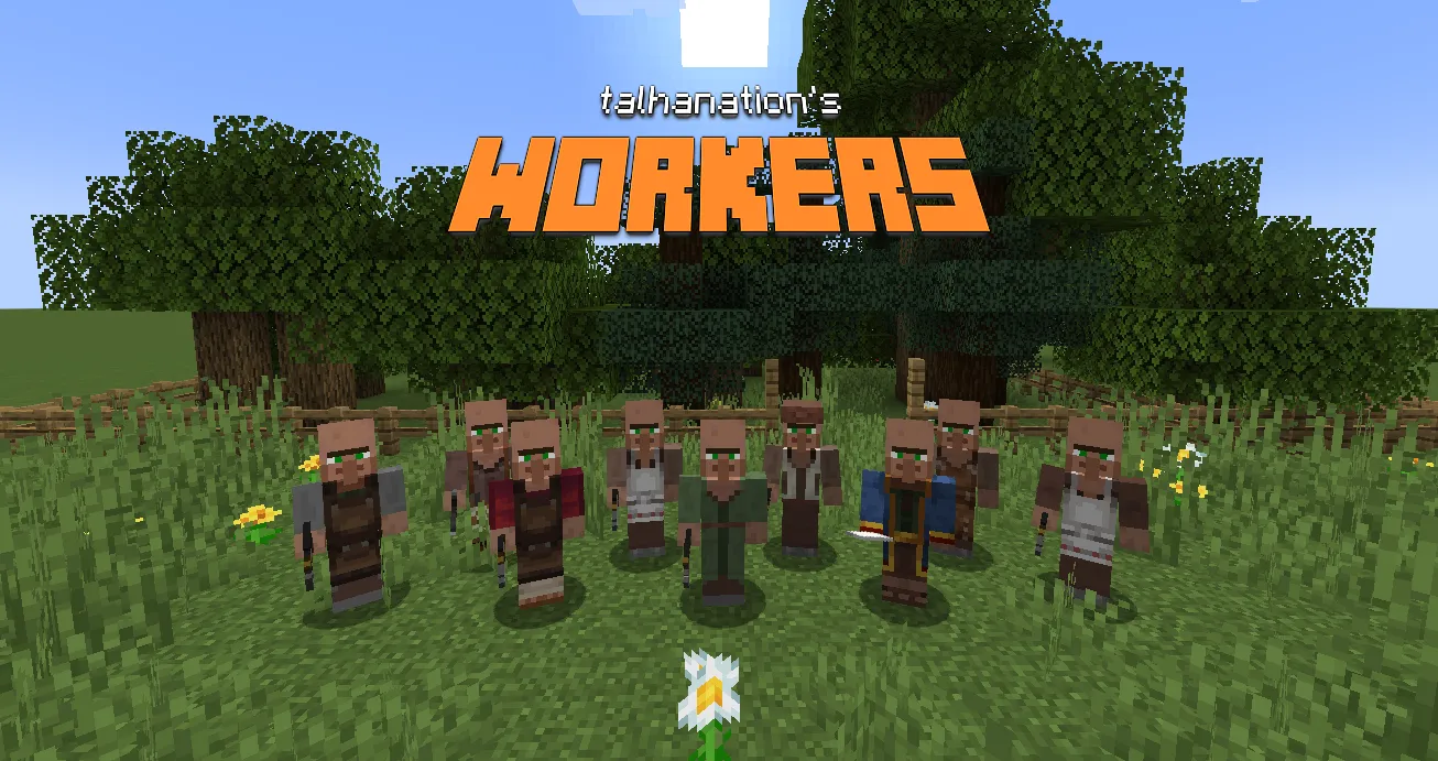 Villager Workers: Traveling Merchant for Minecraft 1.18.2