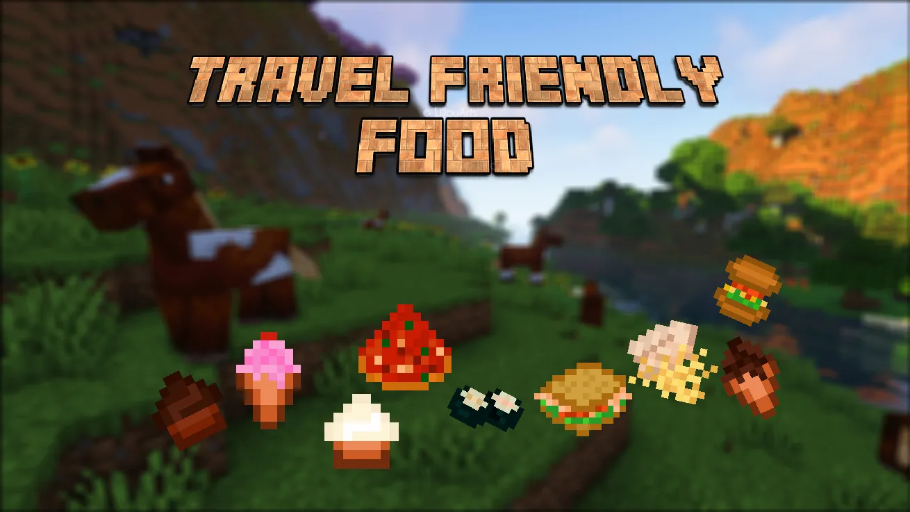 Travel Friendly Food for Minecraft 1.20.2