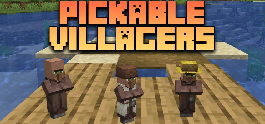 Pickable Villagers for Minecraft 1.16.5