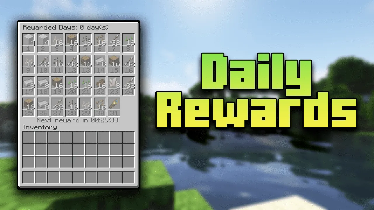 Daily Rewards for Minecraft 1.20