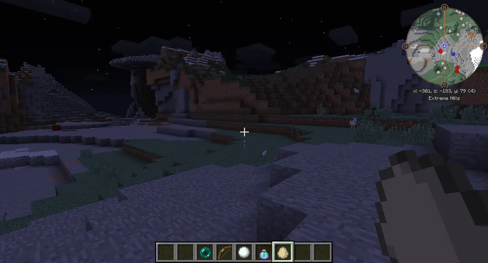 Trajectory Preview for Minecraft 1.19.4