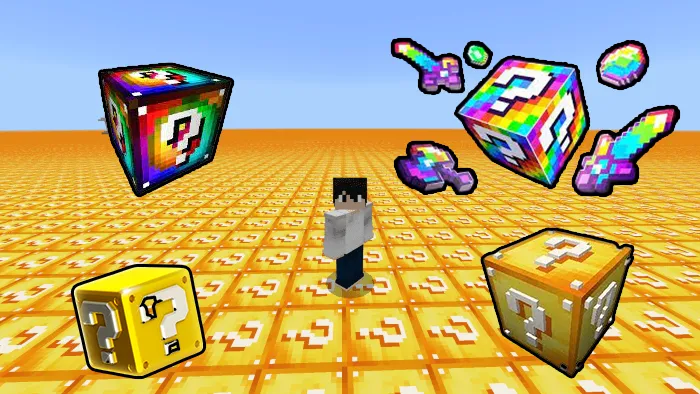 Flat Lucky Worlds for Minecraft Pocket Edition