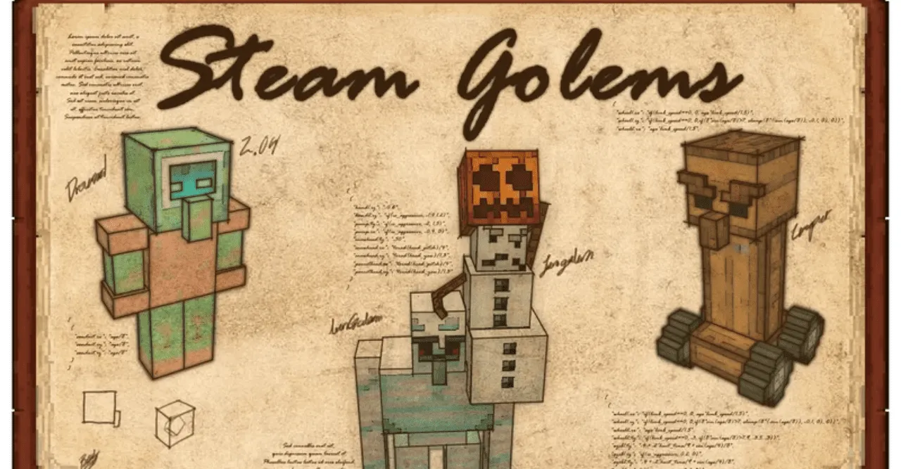 Steam Golems for Minecraft 1.19.4